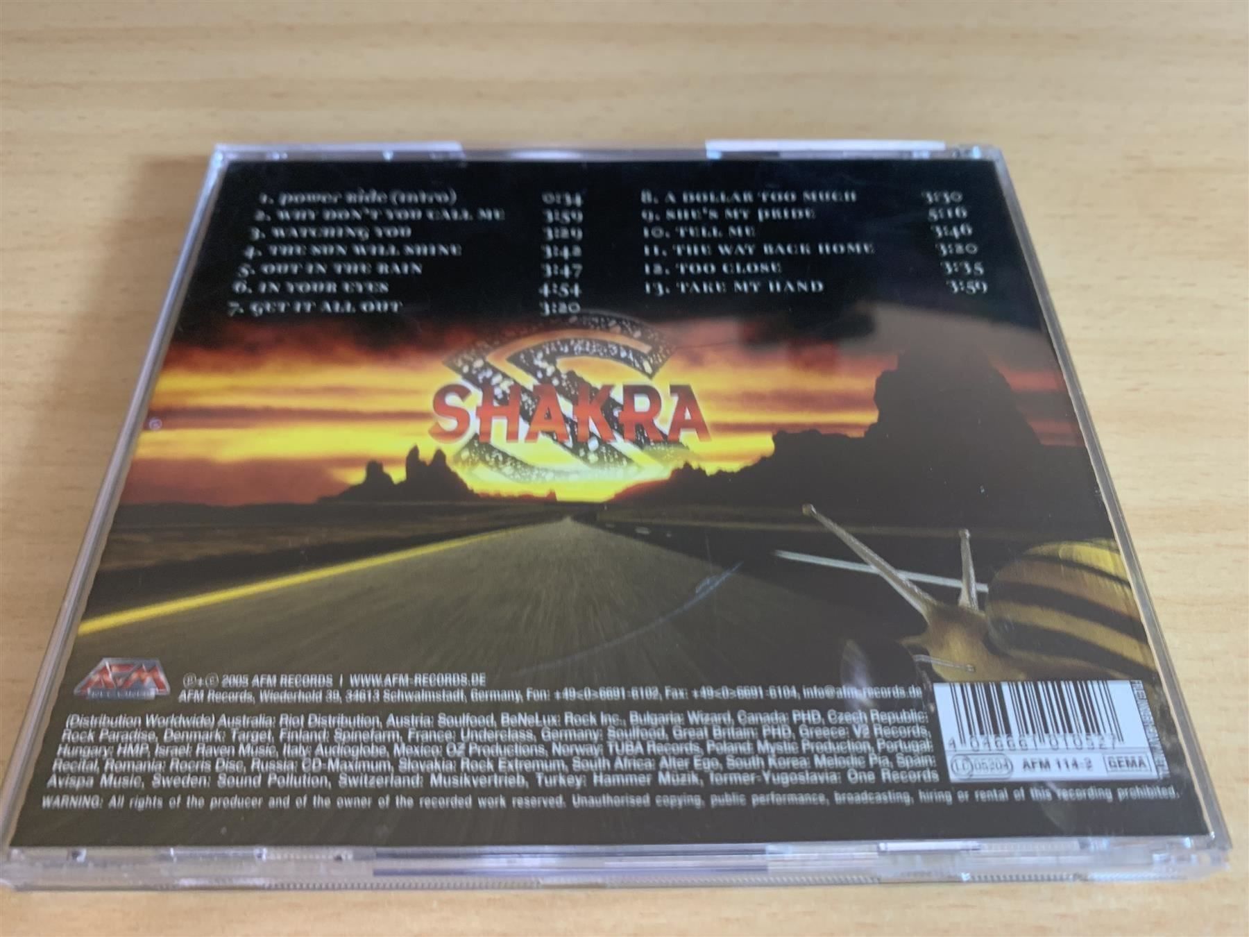 CD: Shakra – Power Ride – Usato da Rikon im Tösstal venduto da Alpenmutz 1