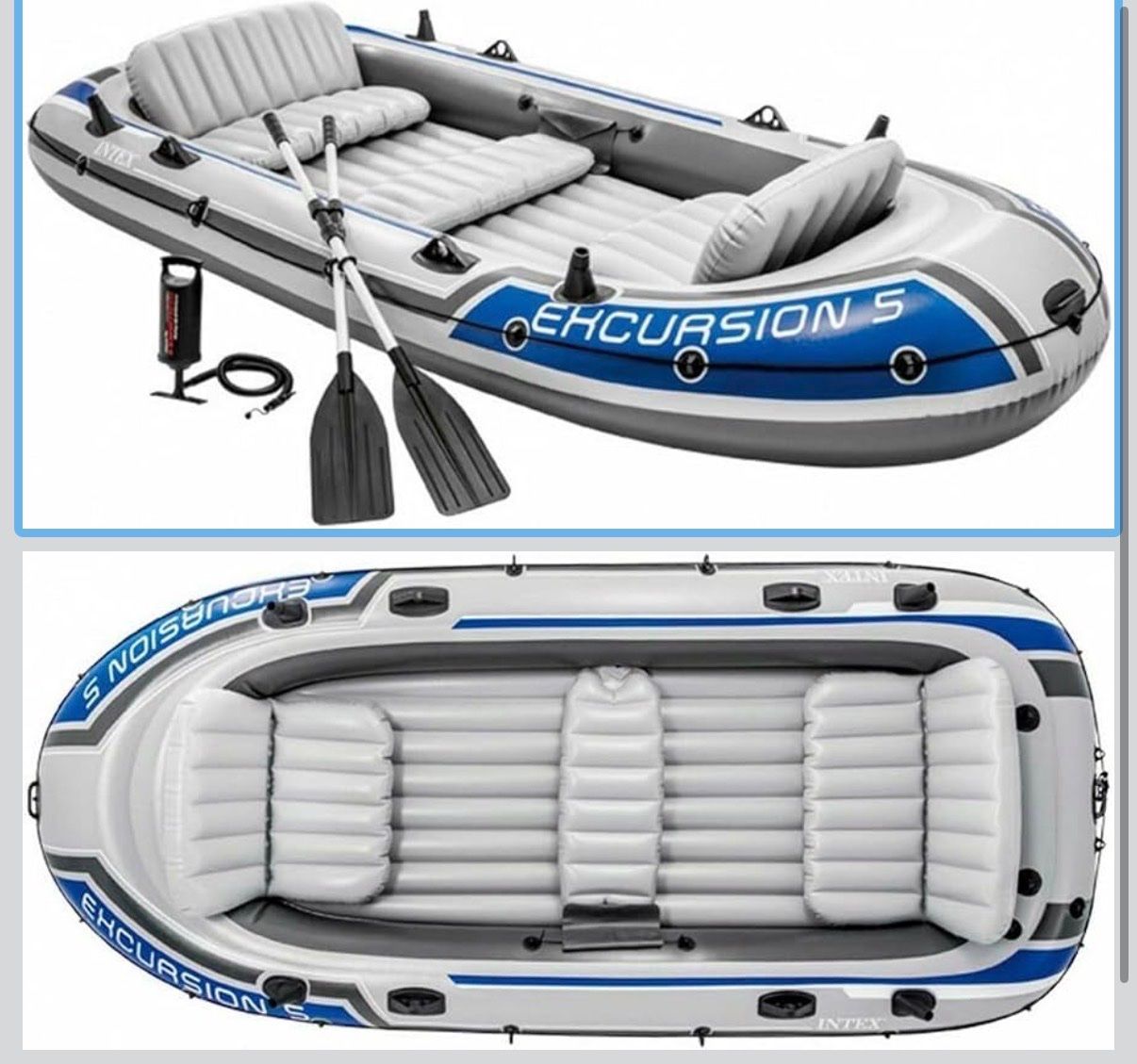 Boote: Schlauchboot Intex Excursion 5 – Gebraucht aus Root von GabrielJ89 1