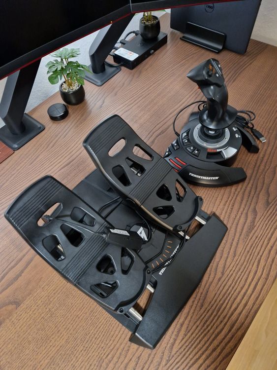 Thrustmaster Rudder Flight Pedals und Joystick | Kaufen auf Ricardo