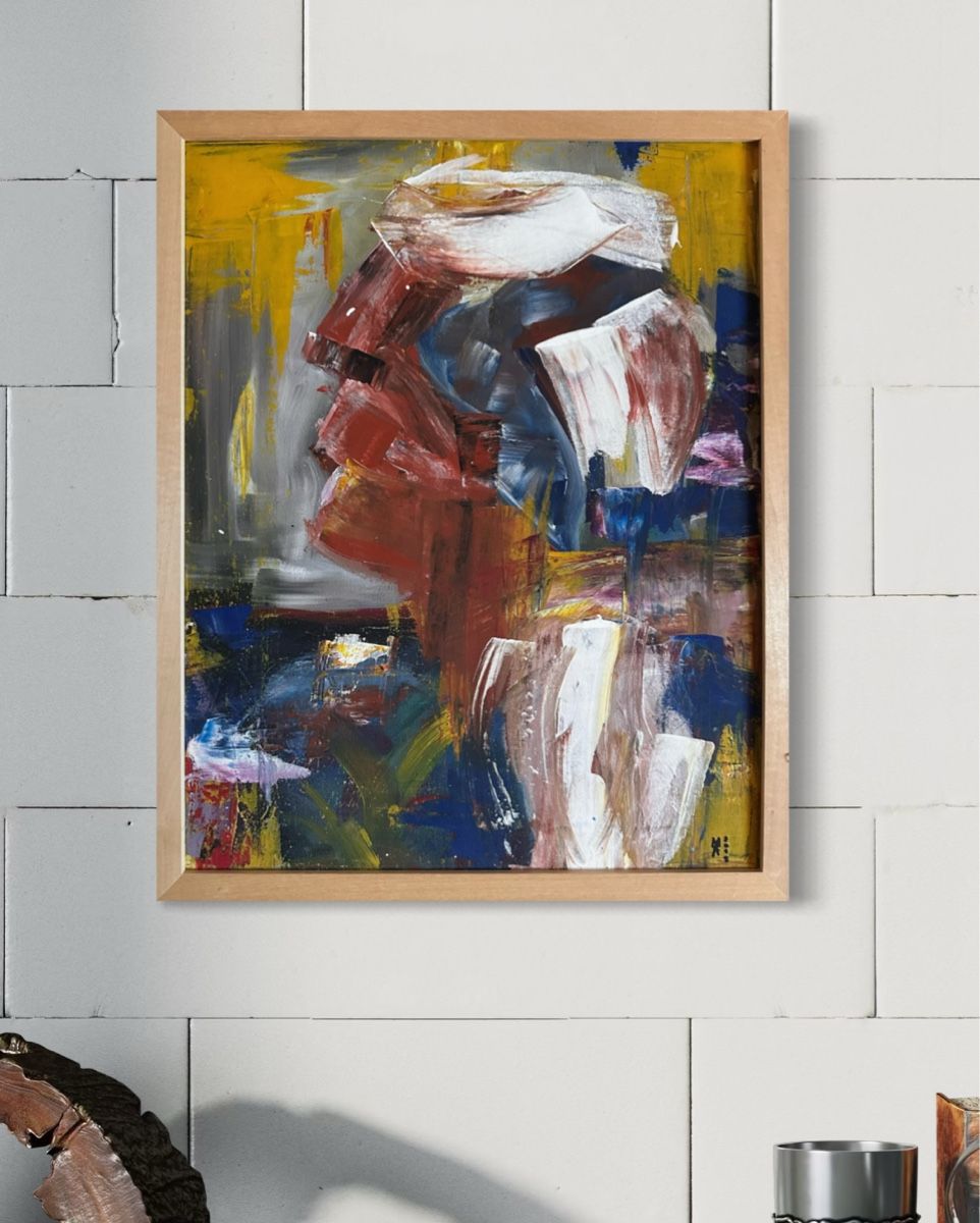 Tableaux: Gemälde 40x50 cm Original 2018 Acryl – D'occasion à Münsingen par Secondhand89 1