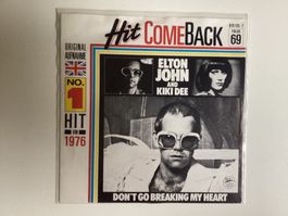 Elton John & Kiki Dee Single - Don’t Go Breaking My Heart