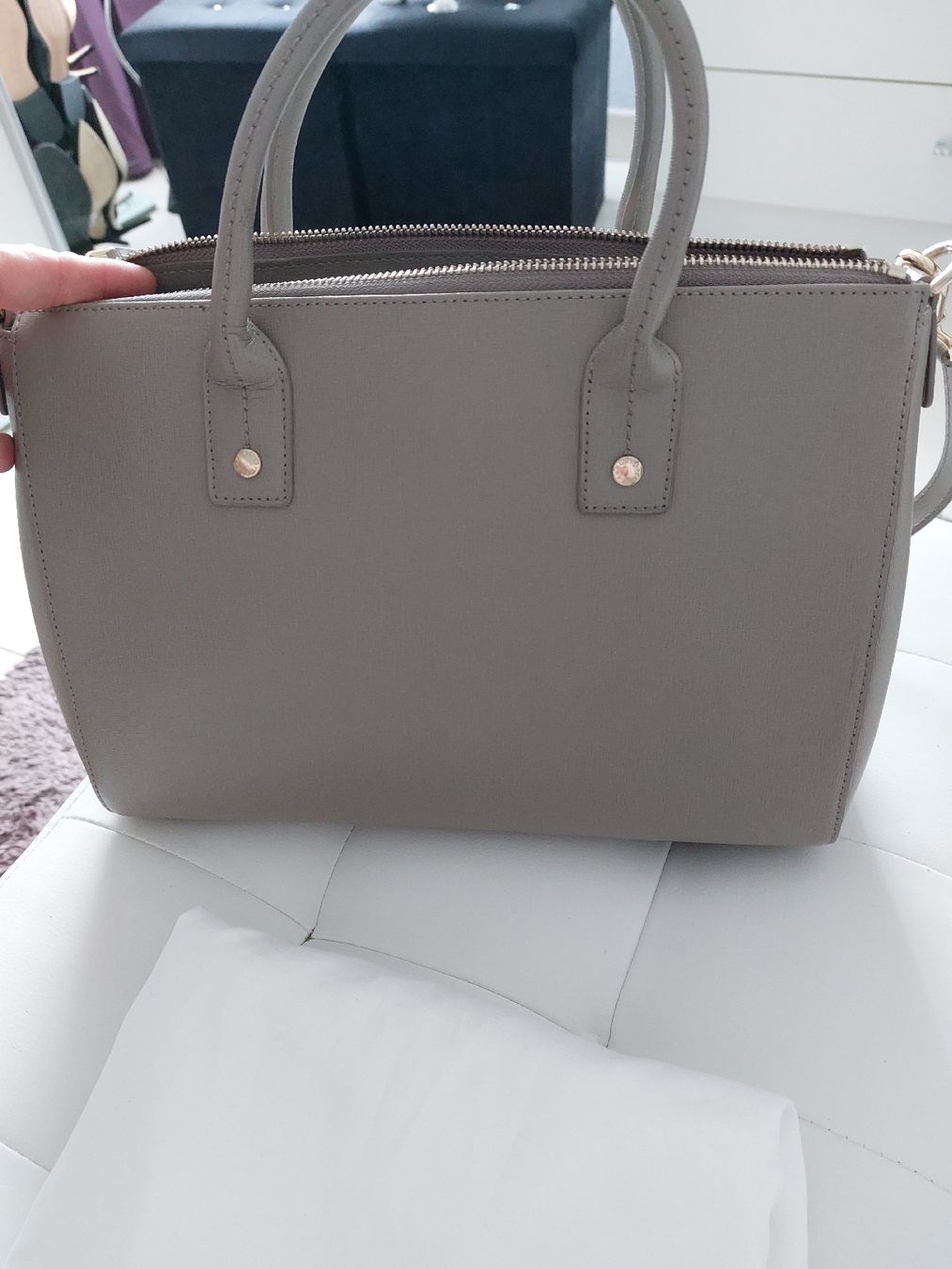Furla Borse da donna: Sac Furla, gris , cuir véritable – Nuovo (secondo la descrizione) da Formangueires venduto da Fabienne1974 3