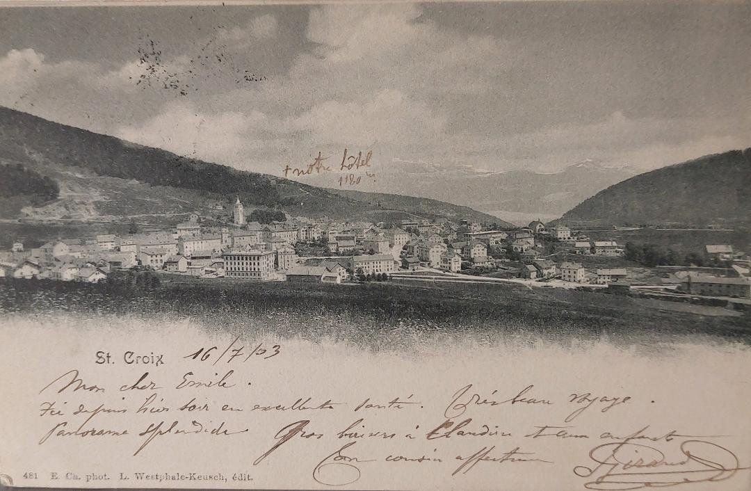 Cartes postales: ST-CROIX  - 1903 – D'occasion à Delémont par Domdom1