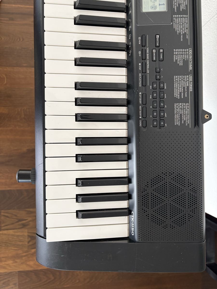 Casio Strumenti musicali: Casio CTK-1150 Keyboard mit Ständer und Netzteil – Usato da Beringen venduto da ser_fw2m 4