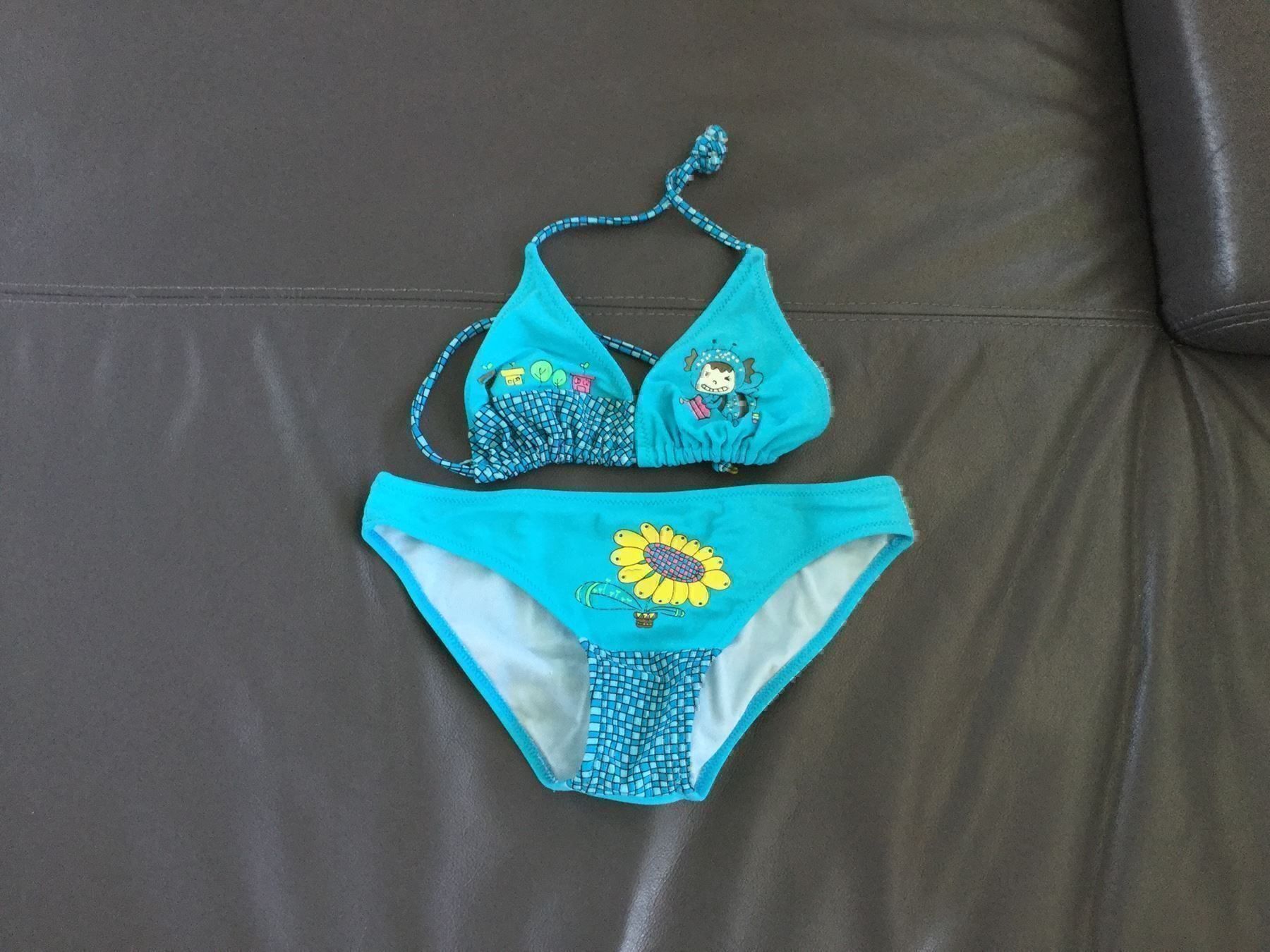 Costumi da bagno & Bikini: Bikini hellblau mit Motiven – Usato da Horw venduto da Benny017