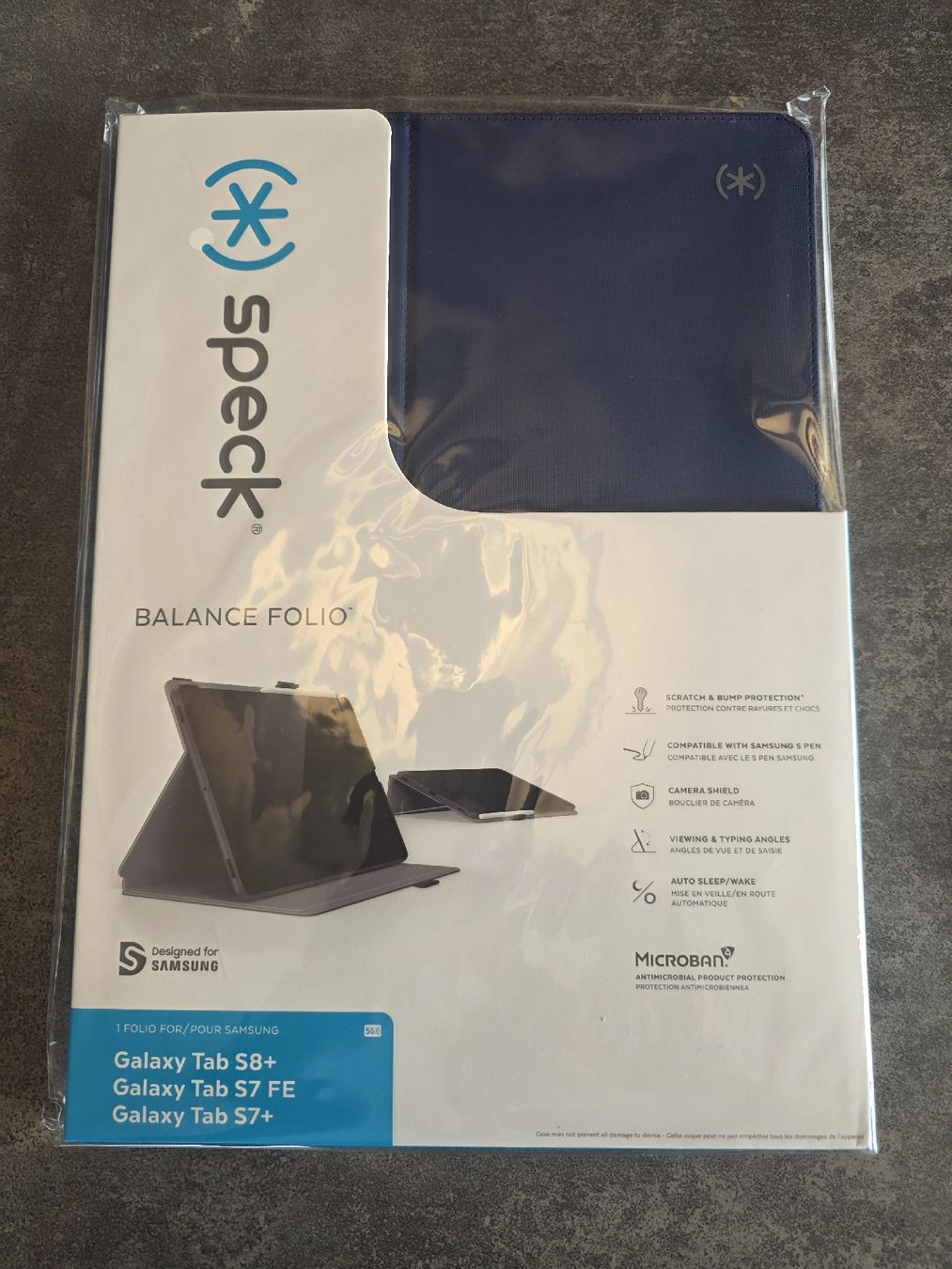 Speck Covers & Borse: Étui Speck Folio Samsung Galaxy Tab S8+ / S7+ / S7 FE – Nuovo e nell'imballaggio originale da Riaz venduto da dex_mnf8