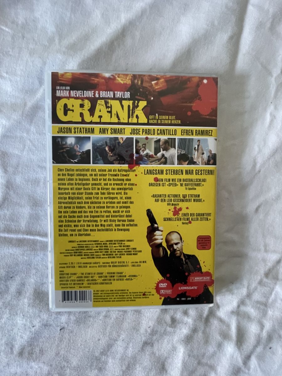 Tutti i DVDs: DVD CRANK Jason Statham neuwertig – Usato da Langenthal venduto da cam_qm9v 2