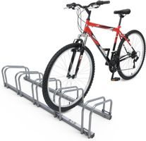 VOUNOT Fahrradständer Boden und Wandmontage für 5 Velo's