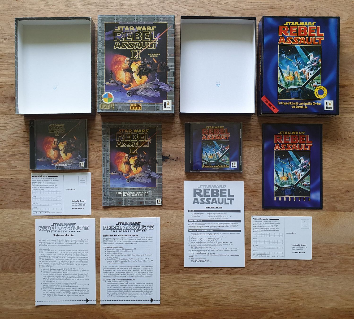 Giochi: PC Games Star Wars: Rebel Assault 1+2 1993-95 Big Box Bundle – Usato da Greifensee venduto da perfectioN88 5