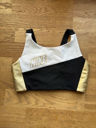 Nike Sport BH, Schwarz/Gold/Weiss, neuwertig, Gr. S!