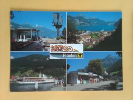Flüelen Uri mehrbildrig mit Bistro Schiff