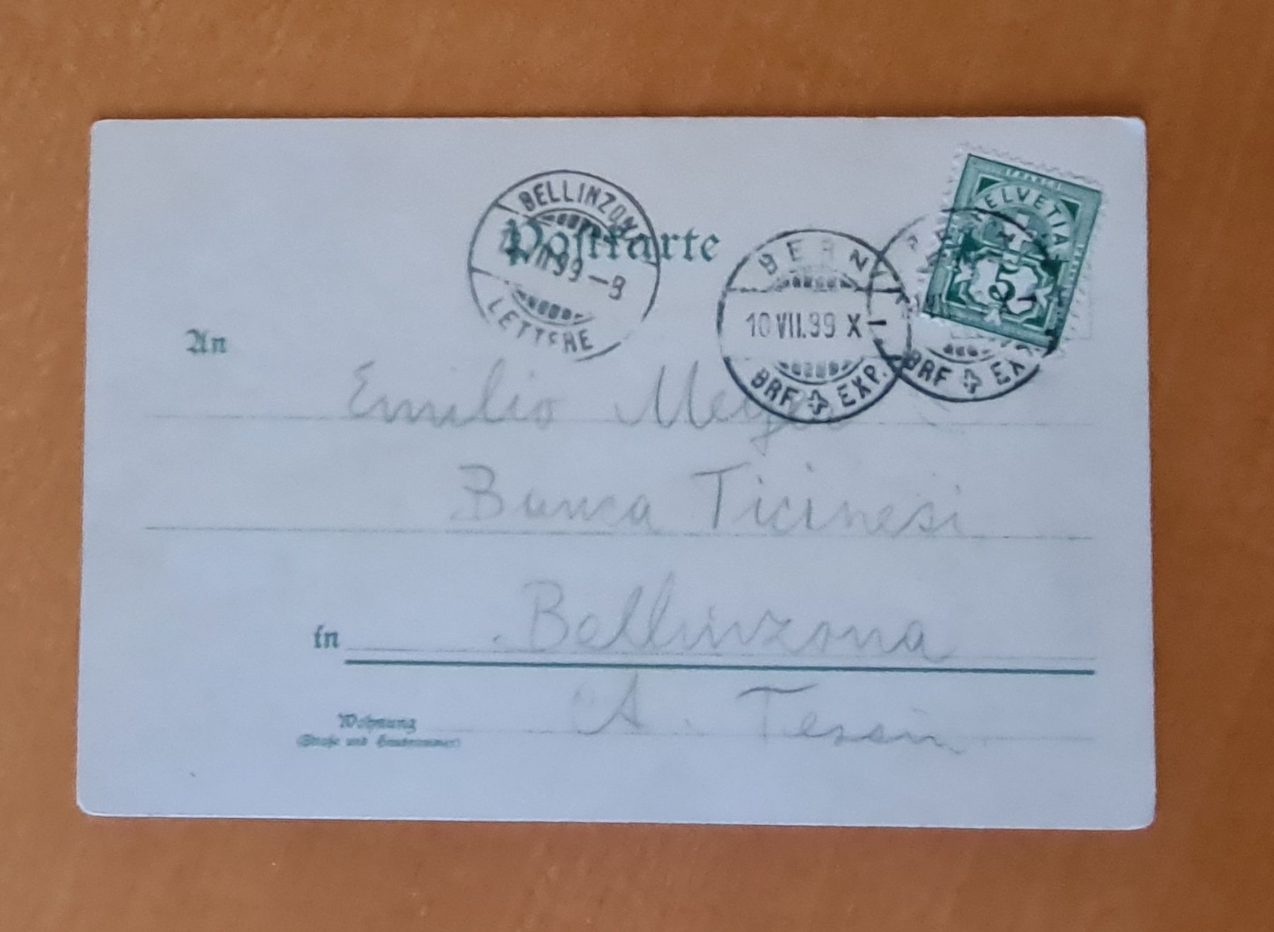 Cartoline postali: Eidg. Sängerfest 1899 Bern – Usato da Ebikon venduto da Donar50 4