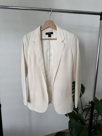 Eleganter beigefarbener Blazer von H&M, gr. XS-S