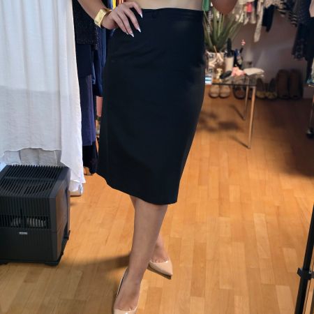 Business Rock Schwarz Gr. 38/40 Viskose Elegant Klassiker