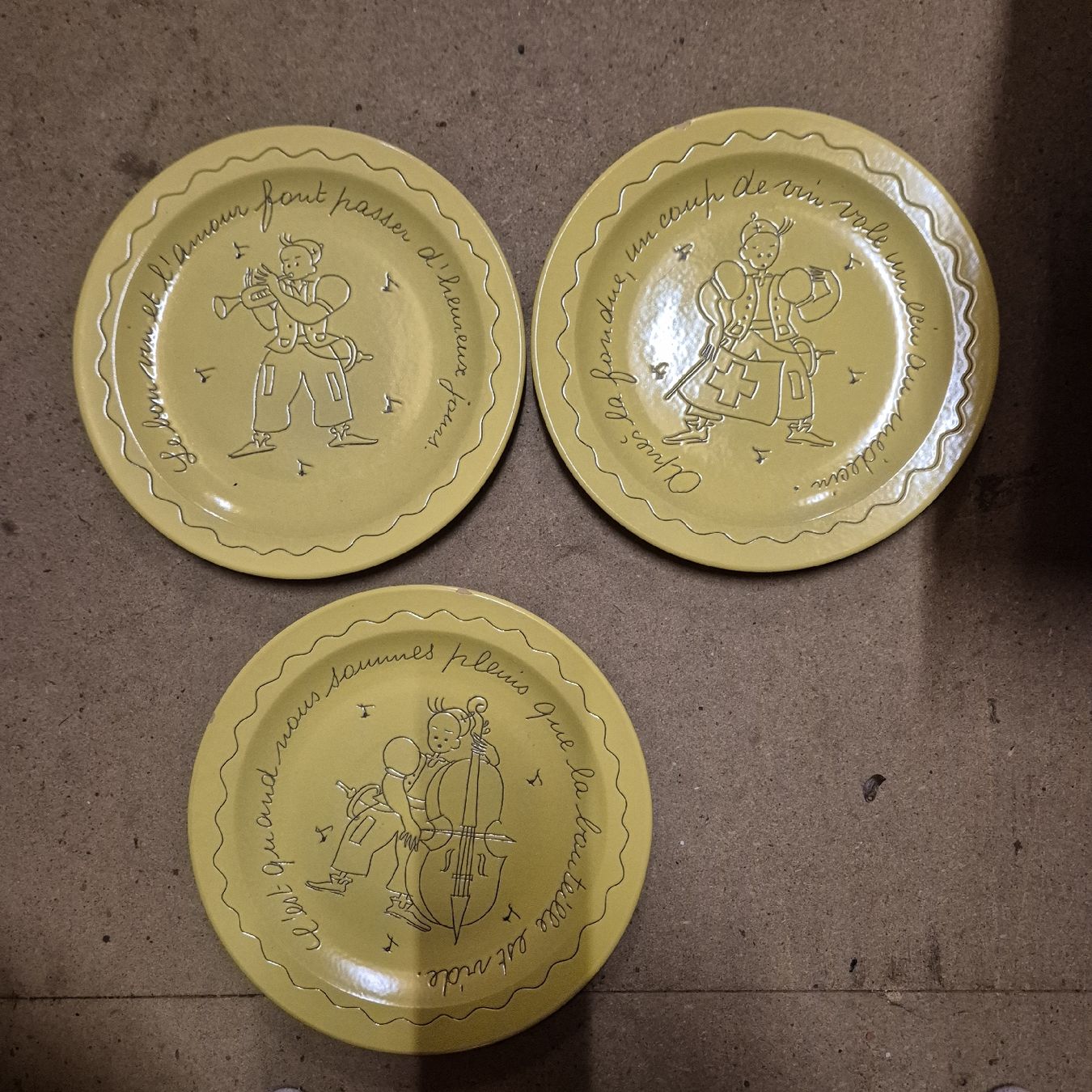 Piatti: lot assiettes – Usato da Genthod venduto da Lenas9