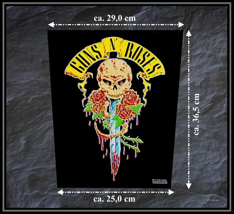 Rücken-Aufnäher *Guns N' Roses* // Original Back Patch (Neu (gemäss ...