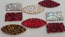 Schnalle von SWAROVSKI Strasssteine AB,Siam,Dorado Gold.