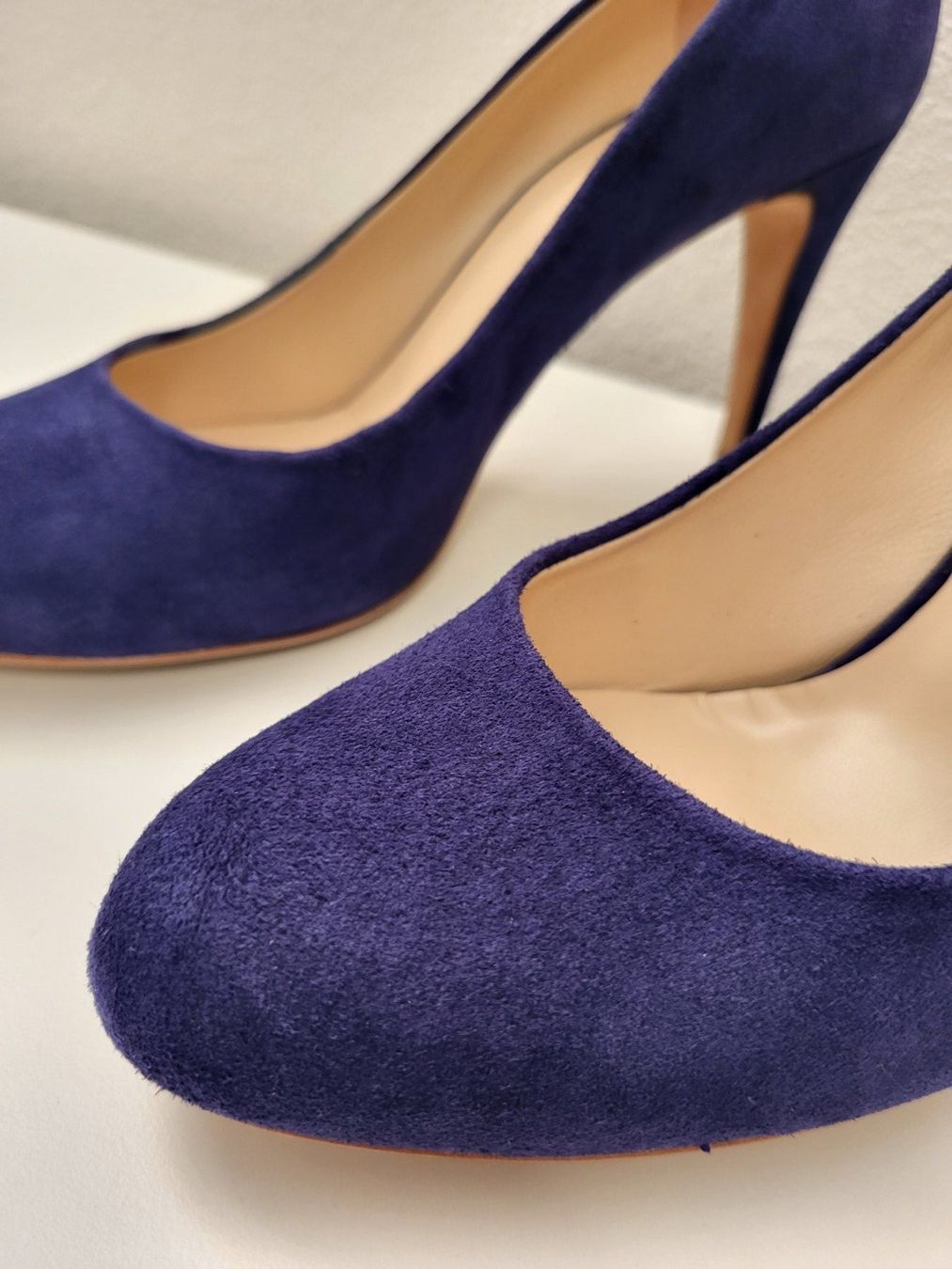 Navyboot Scarpe da donna: Navyboot Wildlederpumps, Gr. 38,5 - dunkelblau, elegant – Usato da Baar venduto da clar6