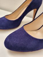 Navyboot Wildlederpumps, Gr. 38,5 - dunkelblau, elegant