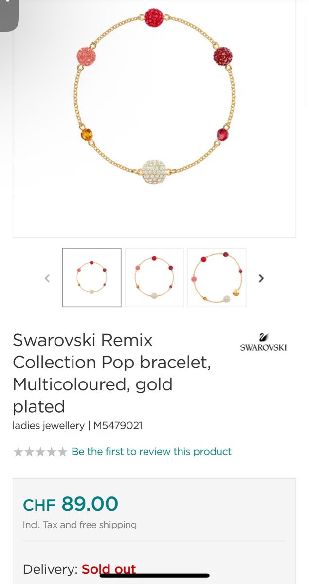 Bracciali & Braccialetti: Armband Swarovski – Nuovo (secondo la descrizione) da Schlatt TG venduto da sarinasarina