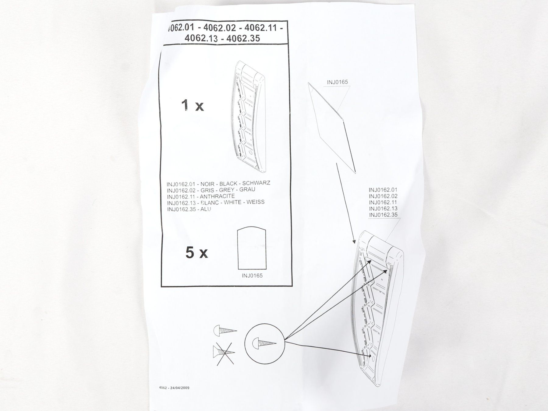 Regale: PAPERFLOW Wand-Prospekthalter Quick Fit – Neu (gemäss Beschreibung) aus Steinen von Restwert_Steinen 6