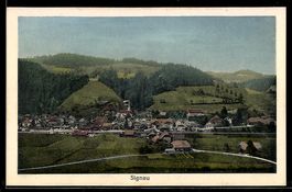 AK Signau, Ortsansicht mit Umgebung