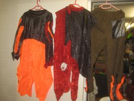 FASNACHT  KOSTÜM  MIT   LARVE