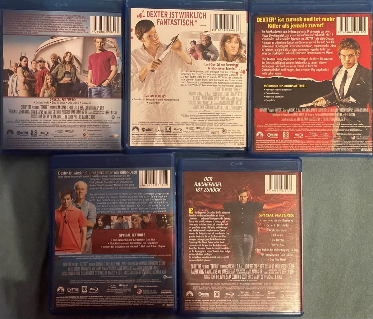 Tutti i DVDs: Dexter - Season 1-4 / 6 – Usato da Waldenburg venduto da Gonzo8 1