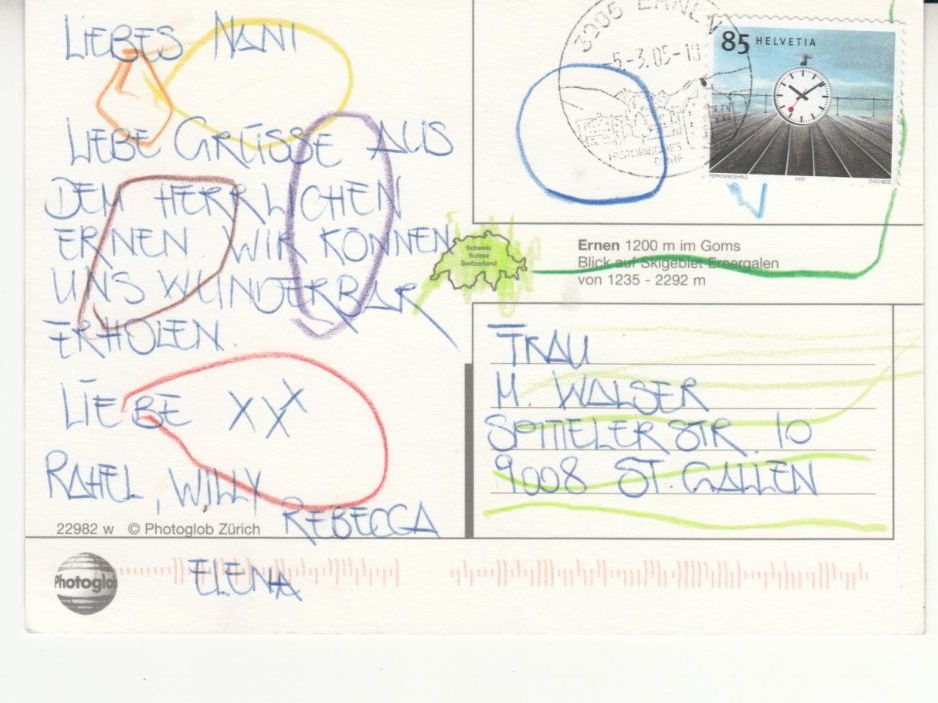 Cartoline postali: Ernen 2005 – Usato da Bürglen TG venduto da StampGraf 1