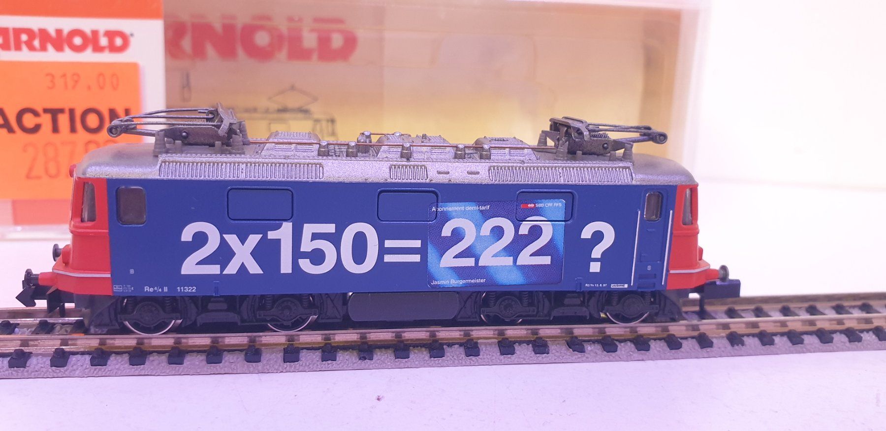 Arnold Modelleisenbahnen: Arnold SBB Re4/4 Spur N 2396 – Neu (gemäss Beschreibung) aus Neuenhof von ludovicco 6