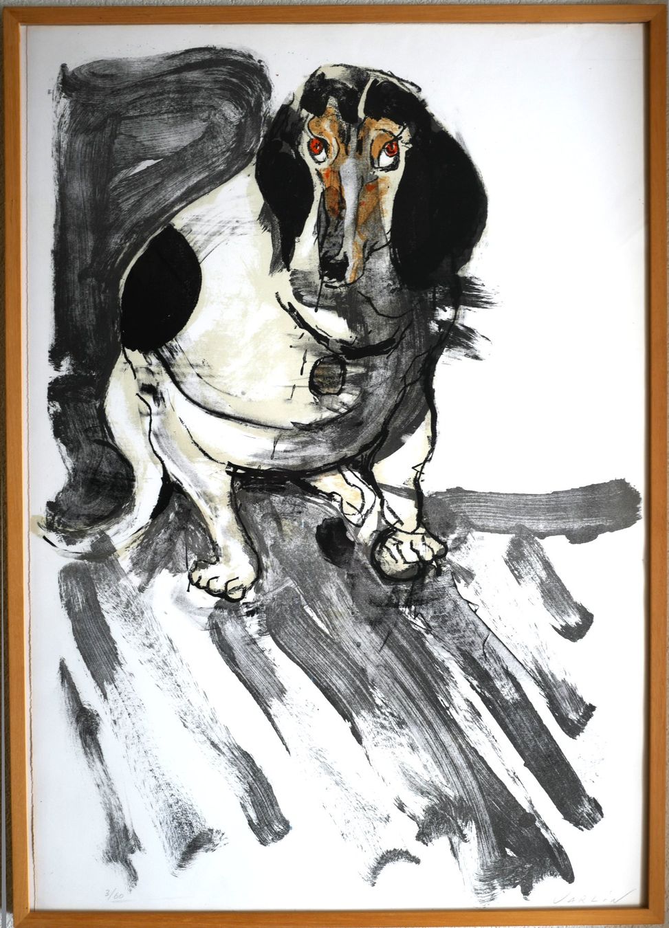 Grafiken & Lithographien: Varlin Original Lithographie "Hund von Varlin" 1970 – Neu (gemäss Beschreibung) aus Zürich von TWA_vieve