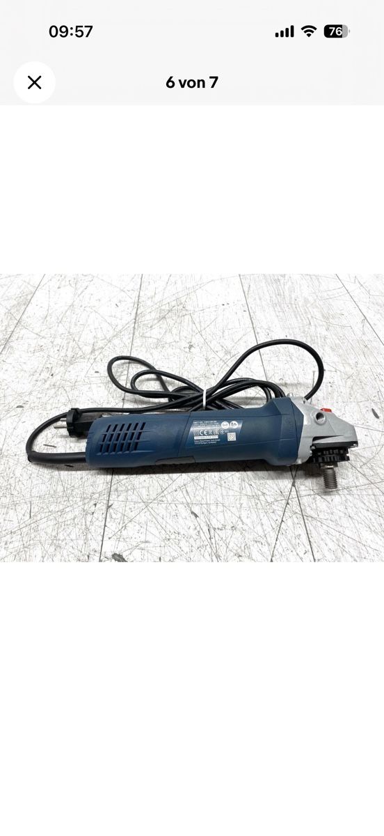 Tutte le macchine: Winkelschleifer BOSCH Professional GWS 7-125 – Usato da Nottwil venduto da marcowu79 5