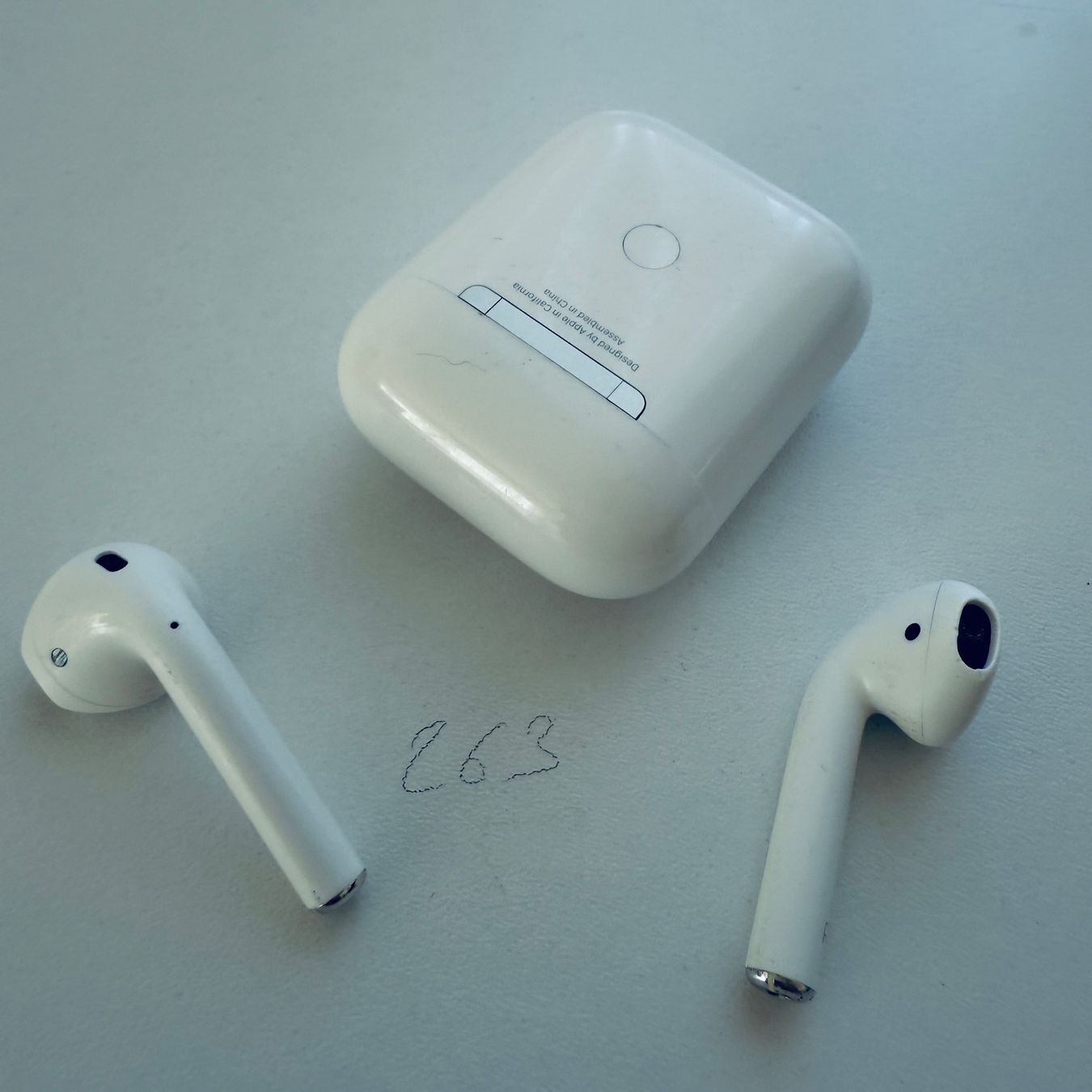 Apple Cuffie: Original Apple AirPods 2 Gen. Kopfhörer mit QI Wireless Case – Usato da Basel venduto da MY.AIRPODS.SHOP 7
