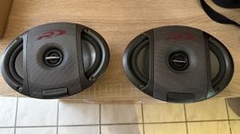 2x Alpine SPR-69C Auto Lautsprecher Coaxial 
