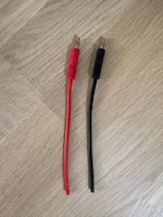 Bananstecker mit Kabel 11cm / 14AWG