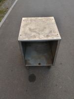 Edelstahl Rollwagen Unterbau gebraucht 50x50x60 cm