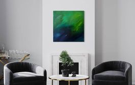 70x70cm Bild "Waldgeheimnisse"
