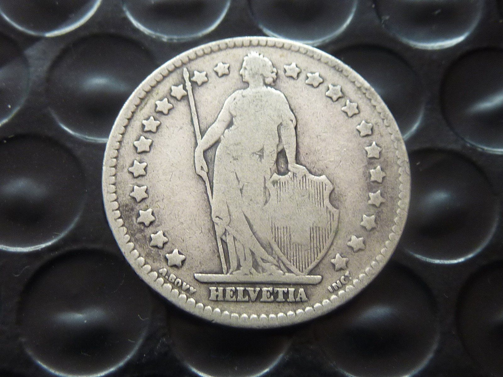 Tutti le monete: 1 Fr. 1894  -  Ungereinigt  - – Usato da Seon venduto da aee_7gpz 1