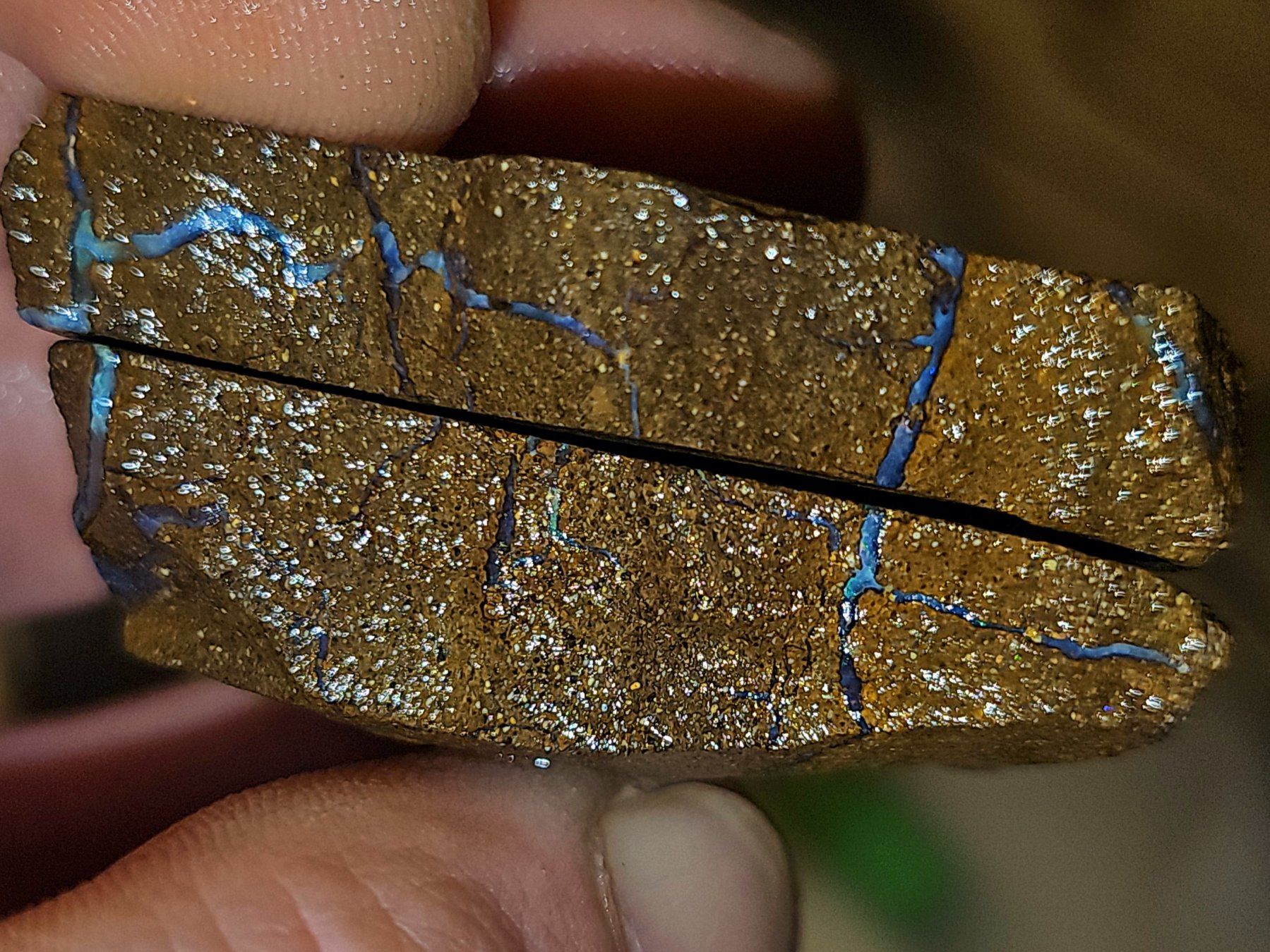 Pierres précieuses: Grosses Australisches Boulderopal Rohstein Paar – Neuf avec emballage d'origine à Uerkheim par Winwinner 8