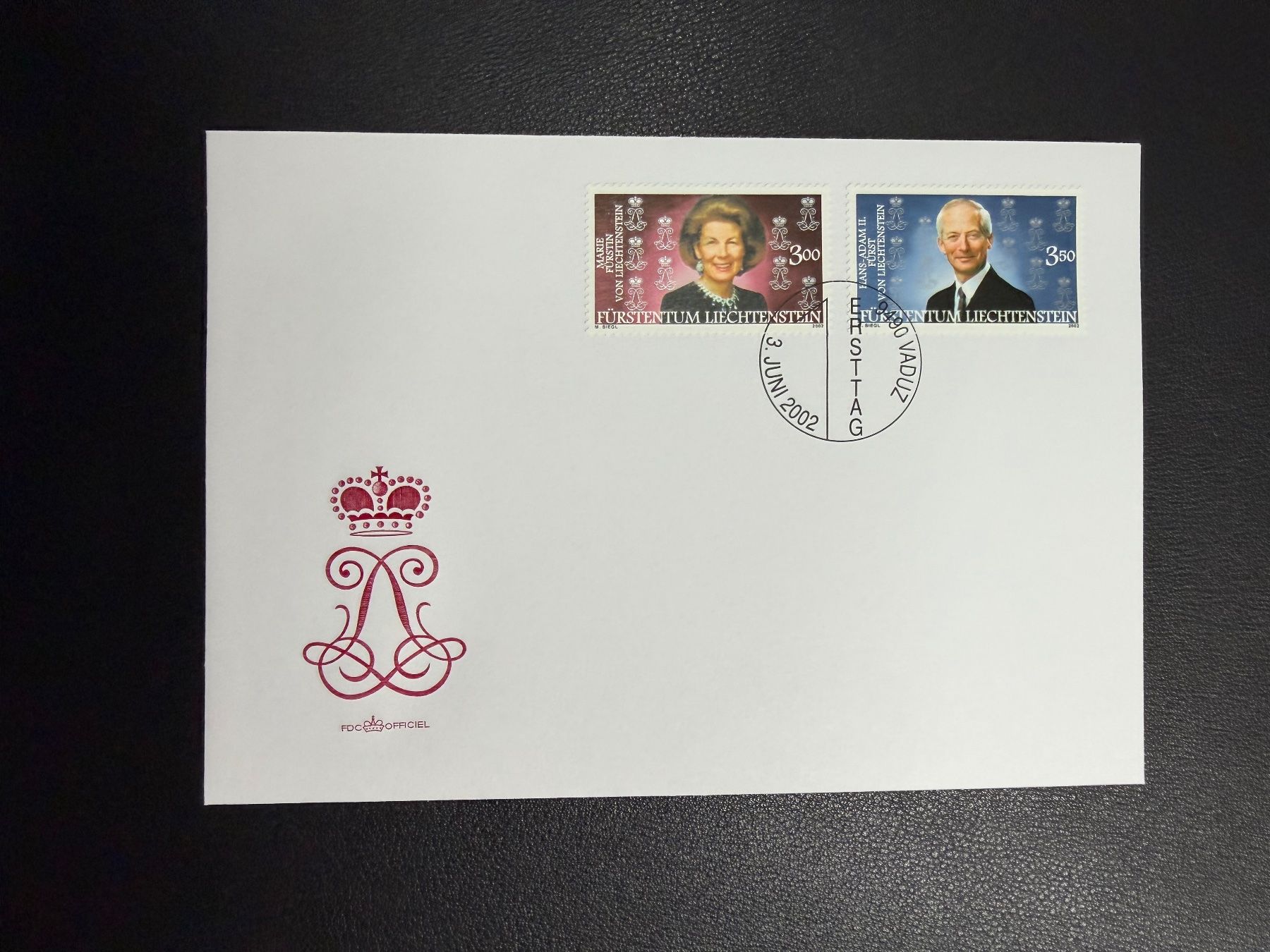 Tous les timbres: Liechtenstein FDC 2002 – D'occasion à oberrüti par jeanmei