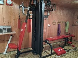 Kettler Sport Kraftstation / Hantelbank mit Zubehör