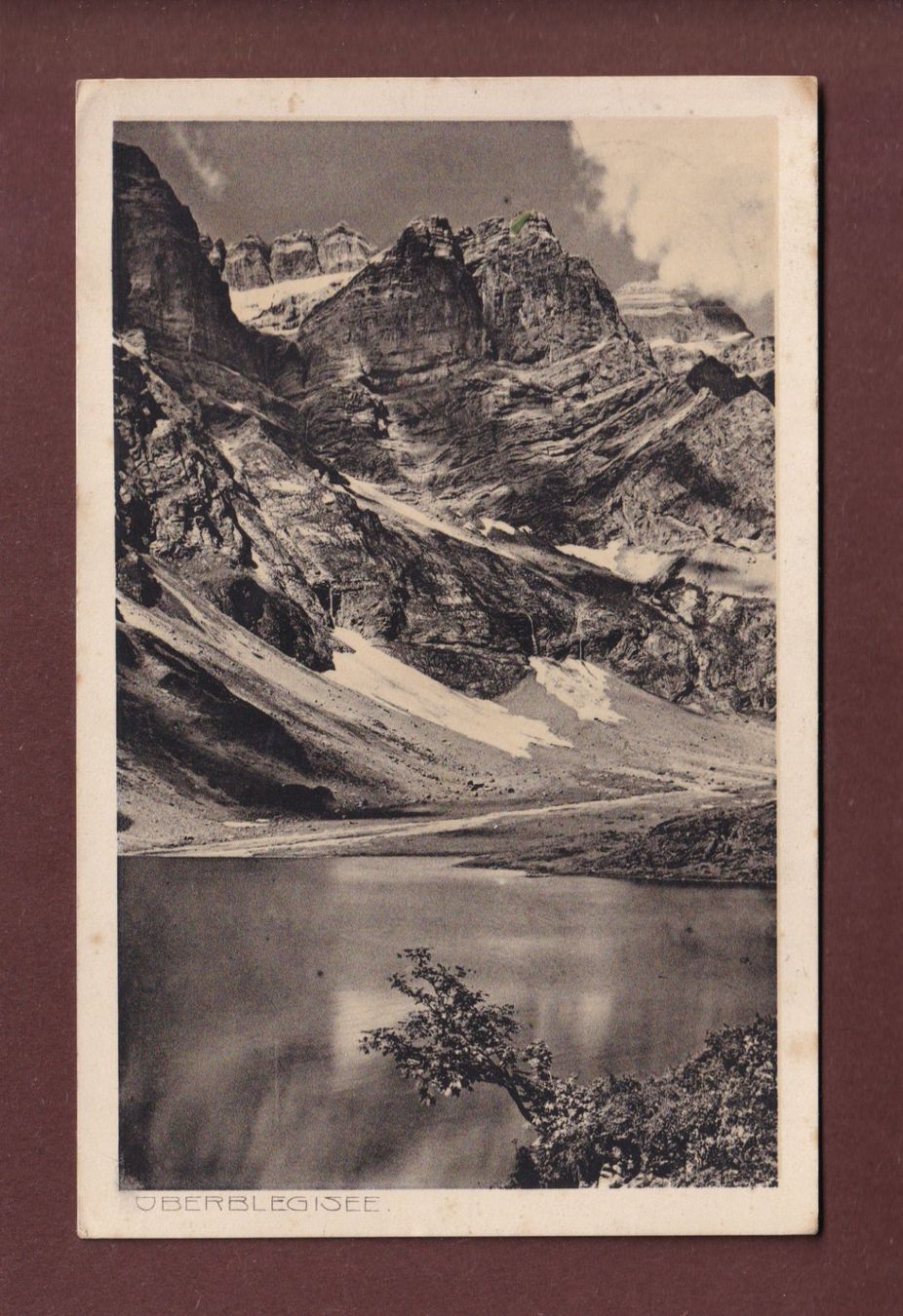 Ansichtskarten: OBERBLEGISEE - 1922 – Gebraucht aus Pully von nicecards-shop