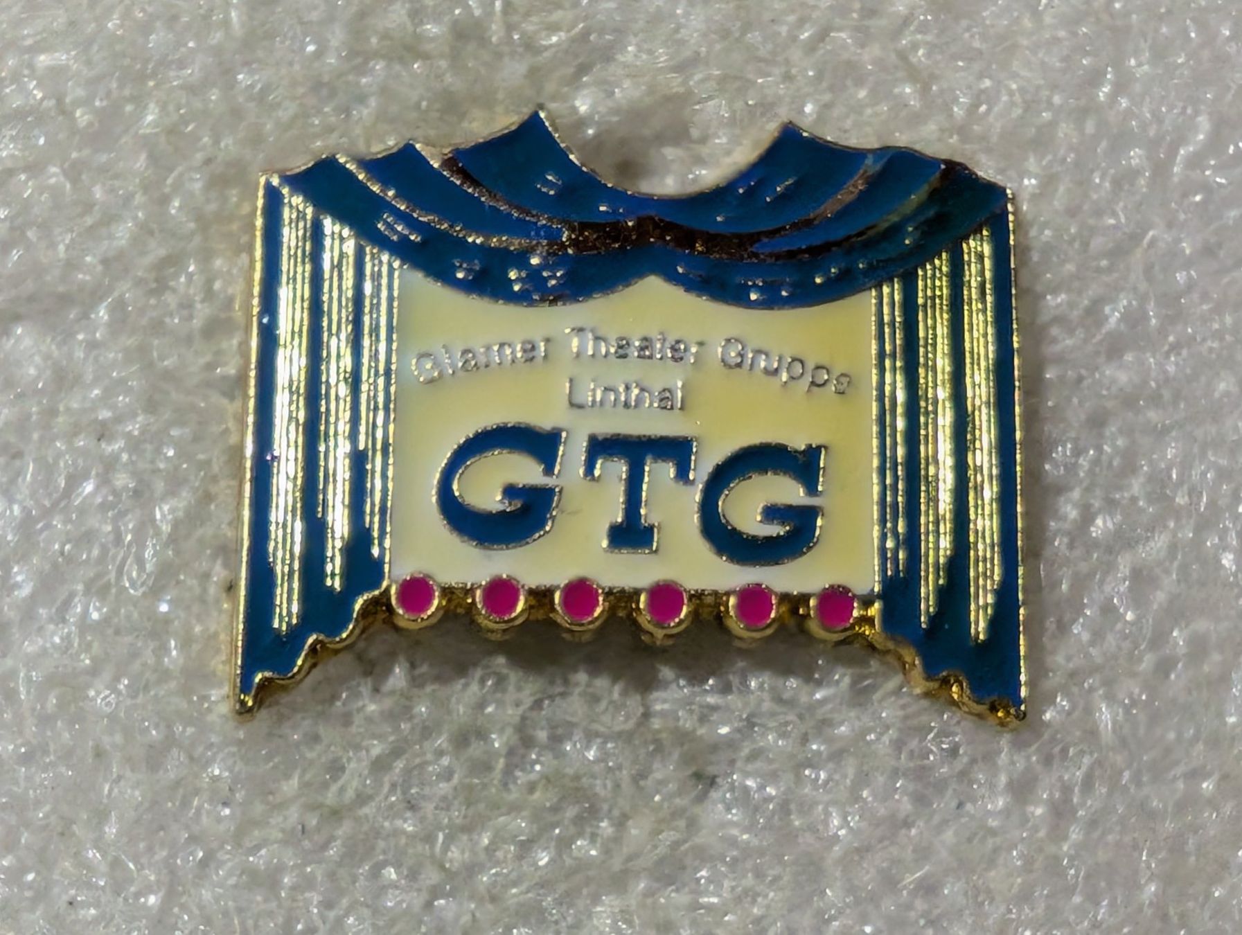 Placchette & Badge: Ansteckpin: 120: GTG – Usato da Oppligen venduto da Pin-Fall-Shop
