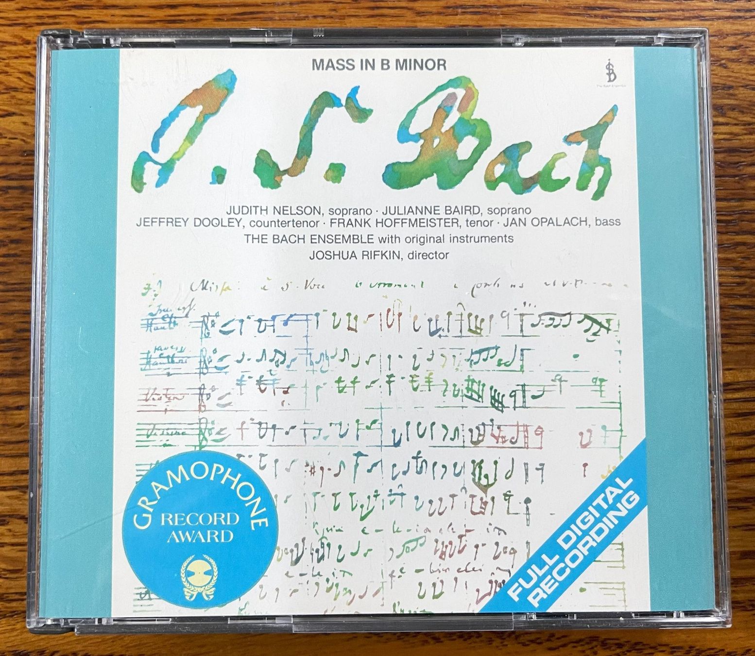 CD: 2CD Box - J.S.BACH - MASS IN B MINOR – Usato da Oftringen venduto da Vucki 1