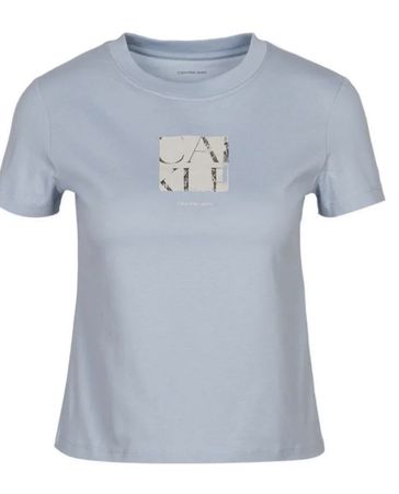 Calvin Klein Jeans T-Shirt Damen hellblau Grösse xs neu