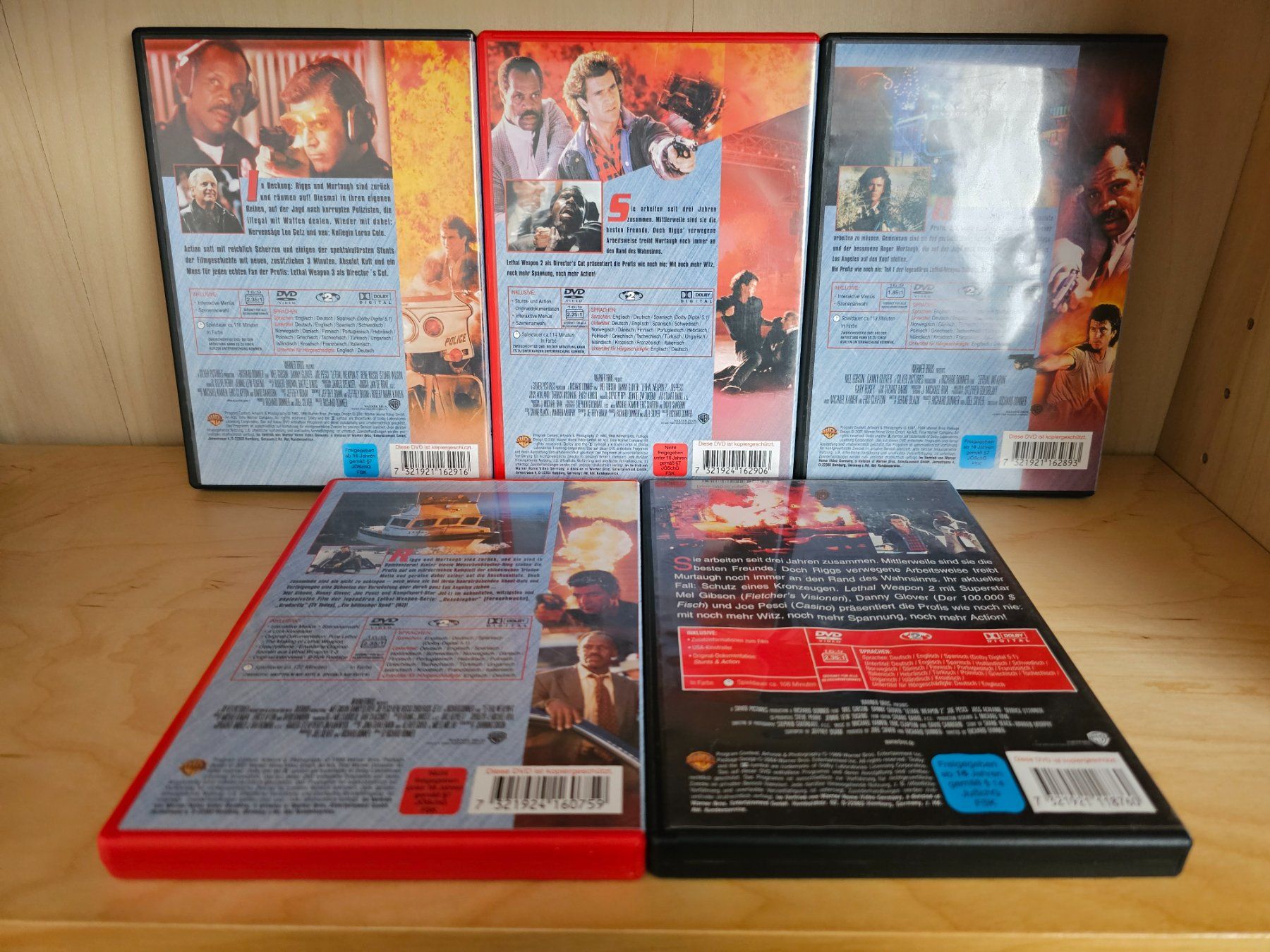 Tutti i DVDs: Lethal Weapon 1-4 Directors Cut – Usato da Niedergösgen venduto da rex_5013 2