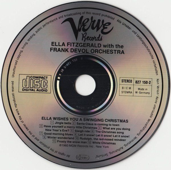 CD: Ella Fitzgerald [VERVE] with the Frank DeVol Orchestra – Usato da Unterbäch venduto da dadin 2