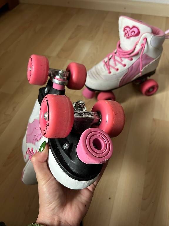 Pattini in linea & Pattini a rotelle: Rio Rollschuhe Grösse 37, Rosa/ Pink – Usato da Basel venduto da d.carina 2