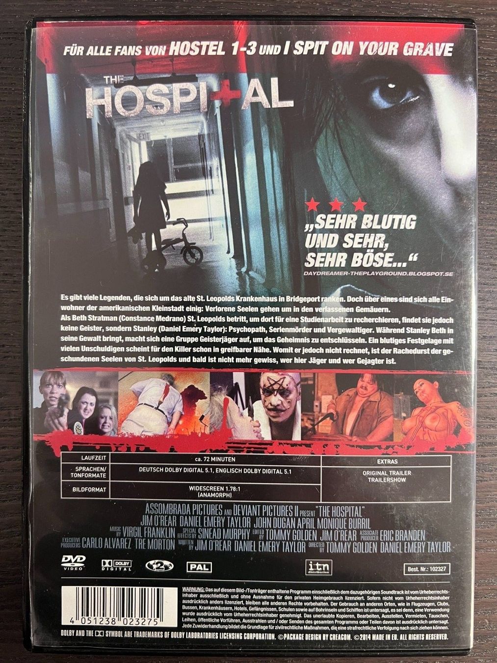 Tutti i DVDs: The Hospital – Usato da Zürich venduto da FilmFreunde 1