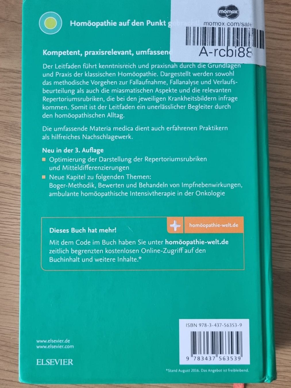 Libri: Leitfaden Homöopathie – Nuovo (secondo la descrizione) da Balgach venduto da priska2885 1